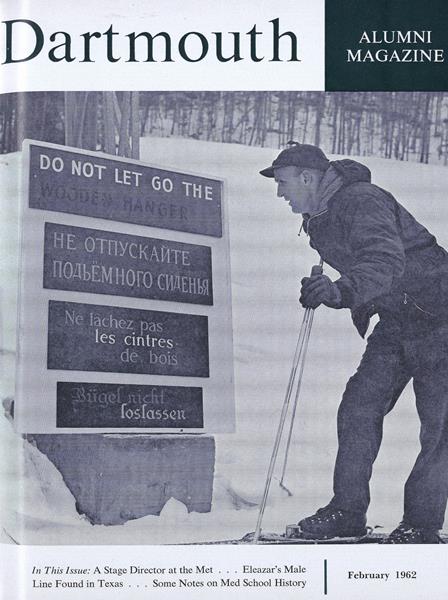 Issue: - February 1962 | Dartmouth Alumni Magazine