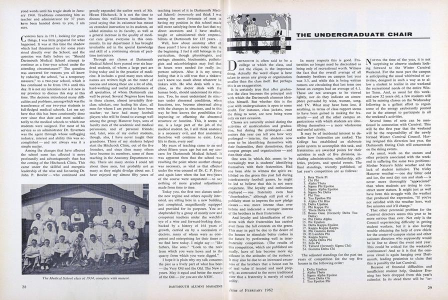 THE UNDERGRADUATE CHAIR