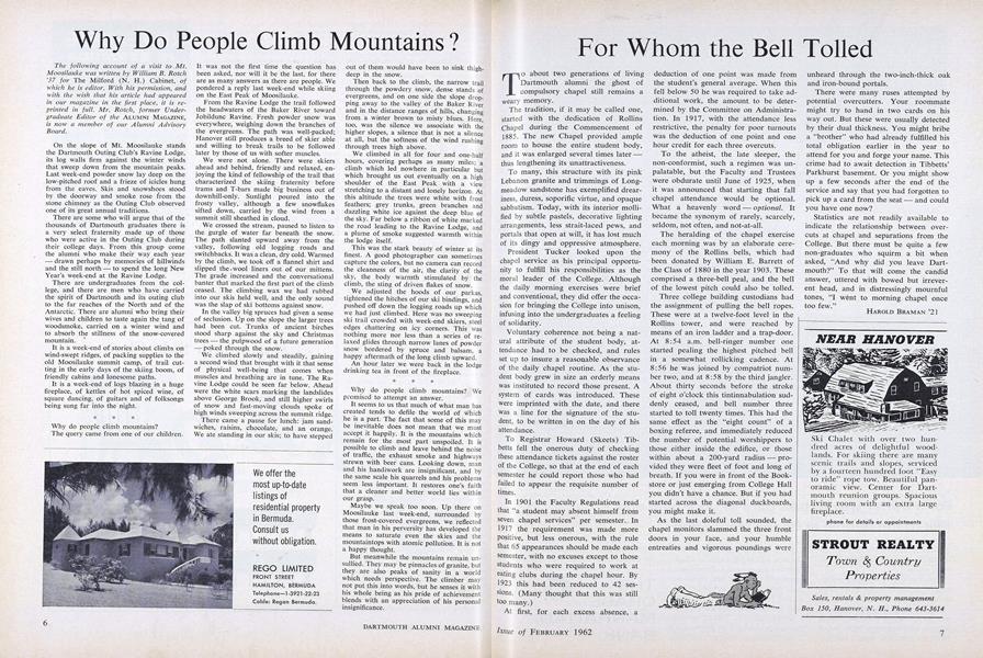 Why Do People Climb Mountains ?