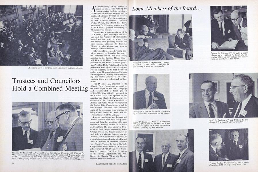 Trustees and Councilors Hold a Combined Meeting