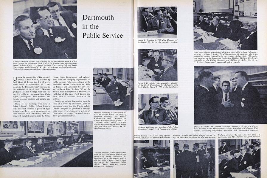 Dartmouth in the Public Service