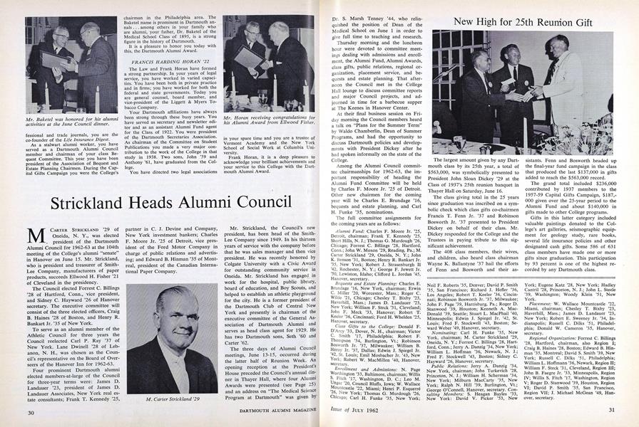 Strickland Heads Alumni Council