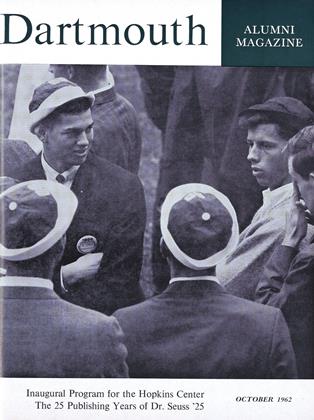 OCTOBER 1962 | Dartmouth Alumni Magazine