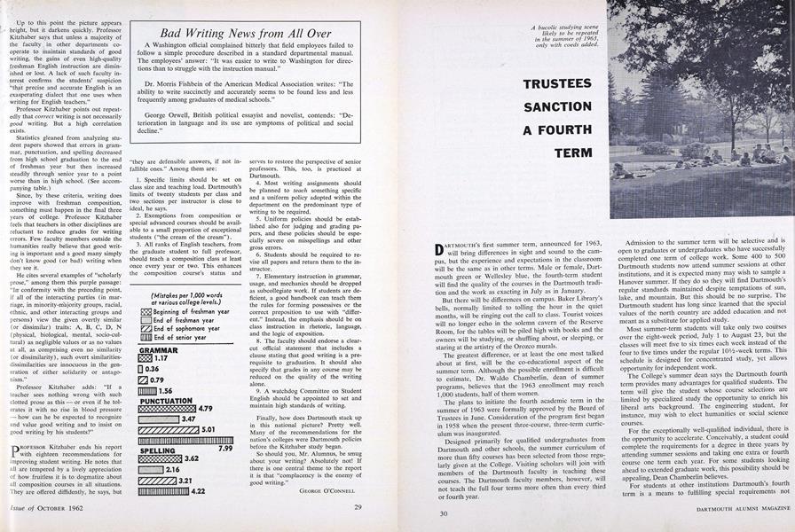 The Vanishing Ability To Write