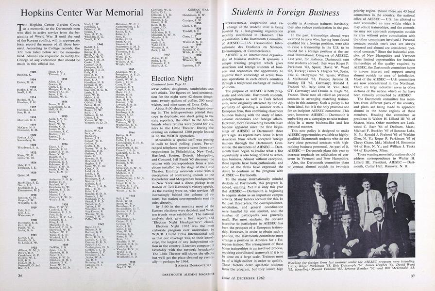 Hopkins Center War Memorial