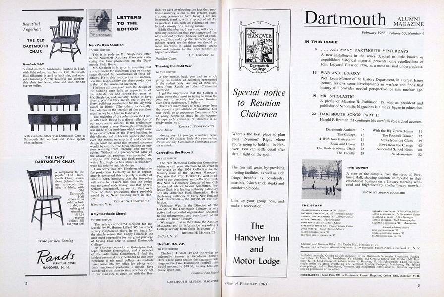 LETTERS TO THE EDITOR
