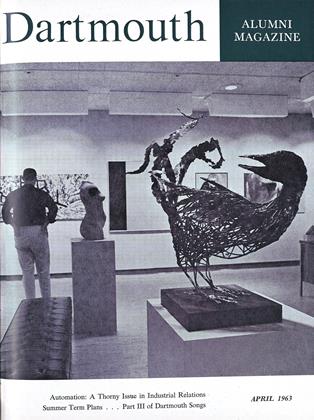 APRIL 1963 | Dartmouth Alumni Magazine