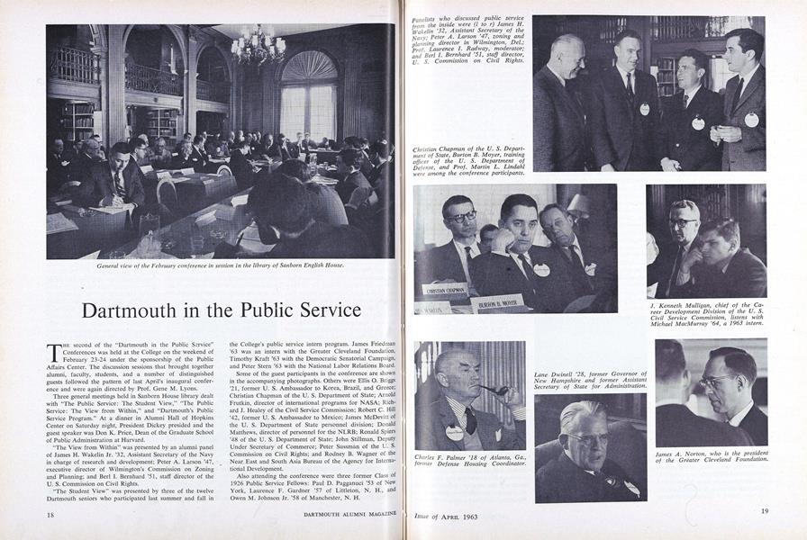 Dartmouth in the Public Service