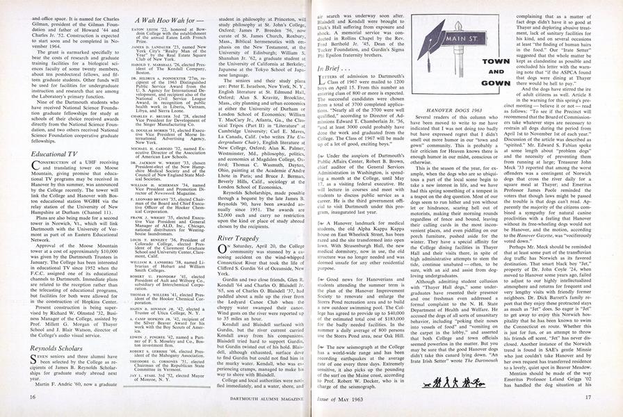 HANOVER DOGS 1963