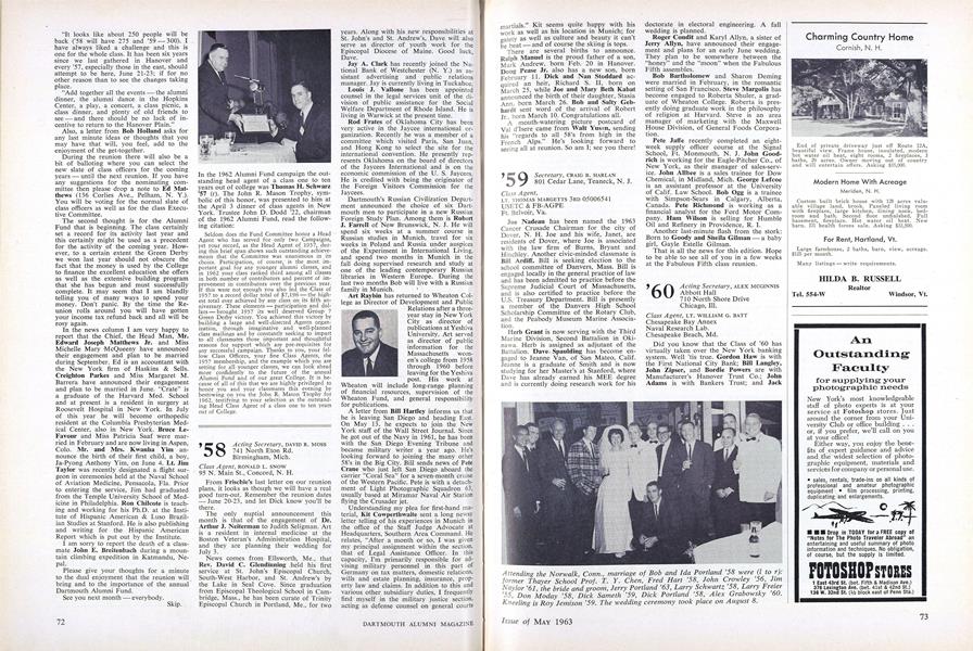 In the 1962 Alumni Fund campaign