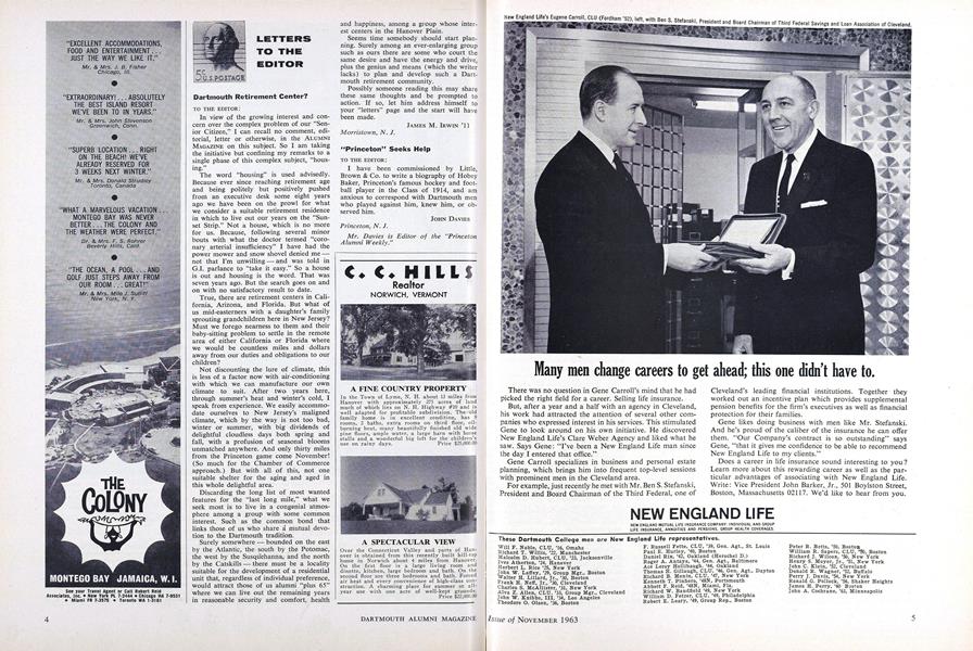 LETTERS TO THE EDITOR