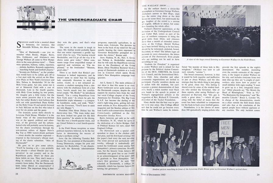 THE UNDERGRADUATE CHAIR