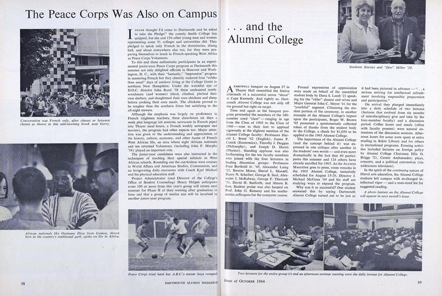 The Peace Corps Was Also on Campus