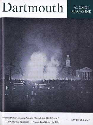 NOVEMBER 1964 | Dartmouth Alumni Magazine