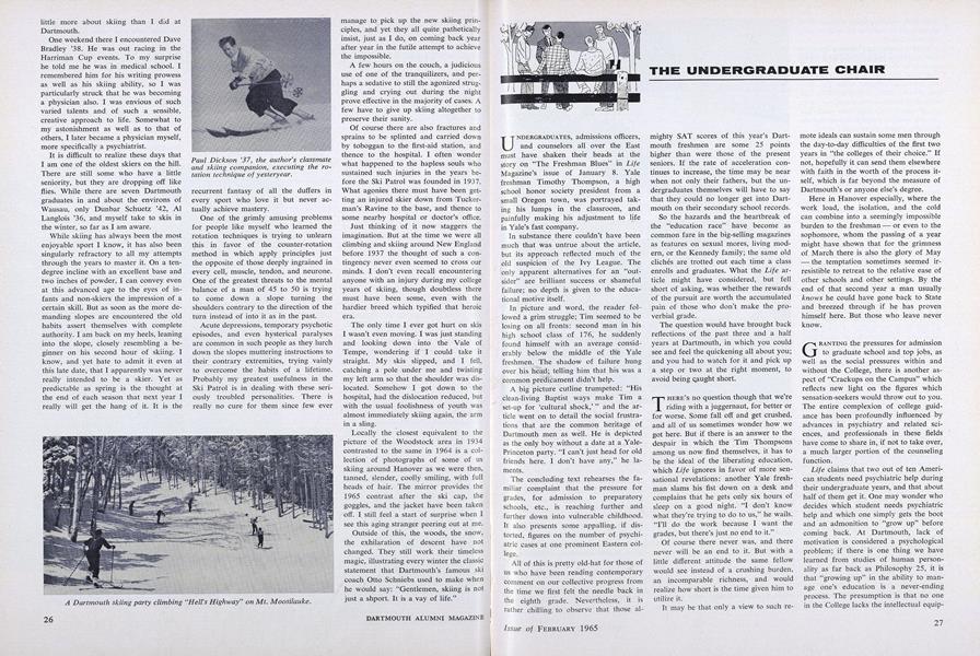 THE UNDERGRADUATE CHAIR