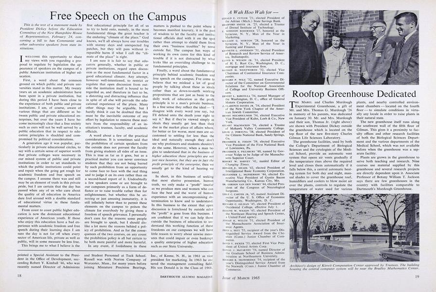 Free Speech on the Campus