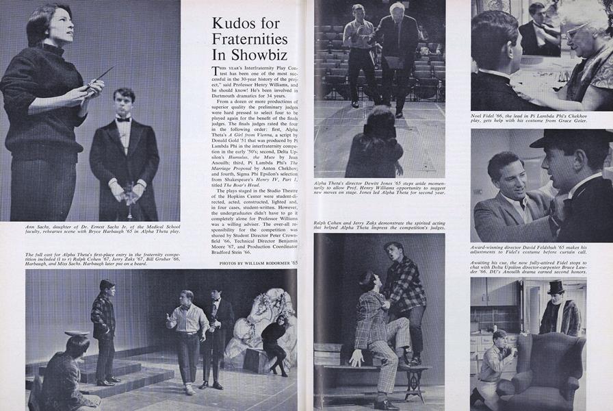 Kudos for Fraternities In Showbiz