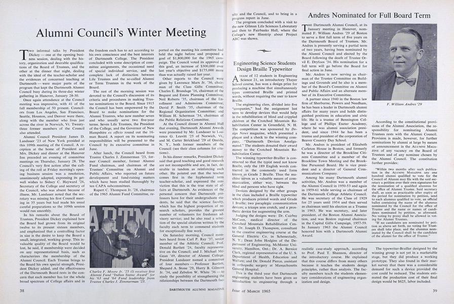 Alumni Council's Winter Meeting