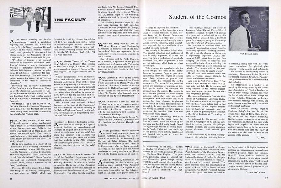 Student of the Cosmos