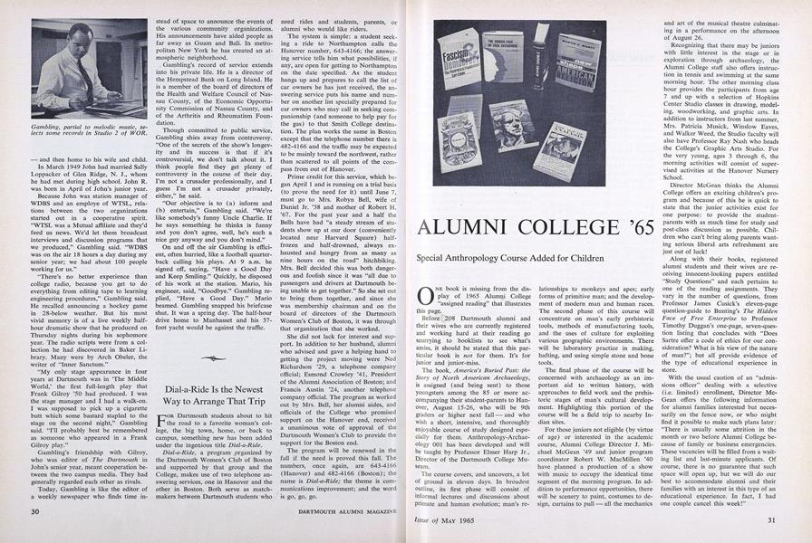 ALUMNI COLLEGE '65