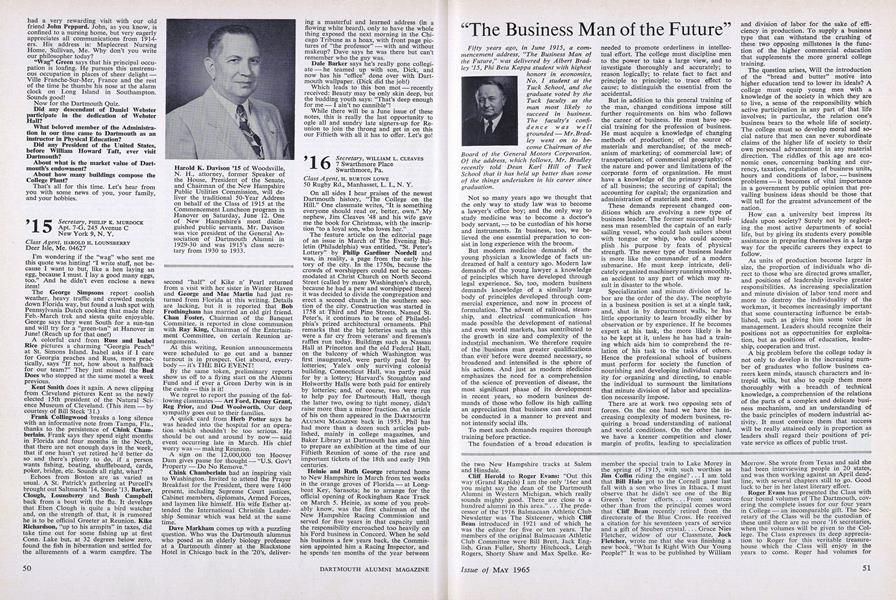 "The Business Man of the Future"
