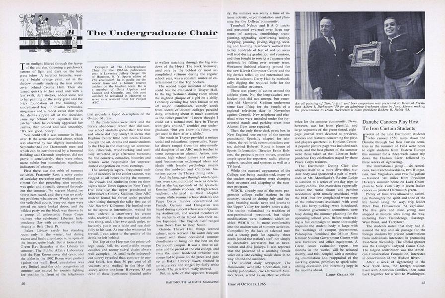 The Undergraduate Chair