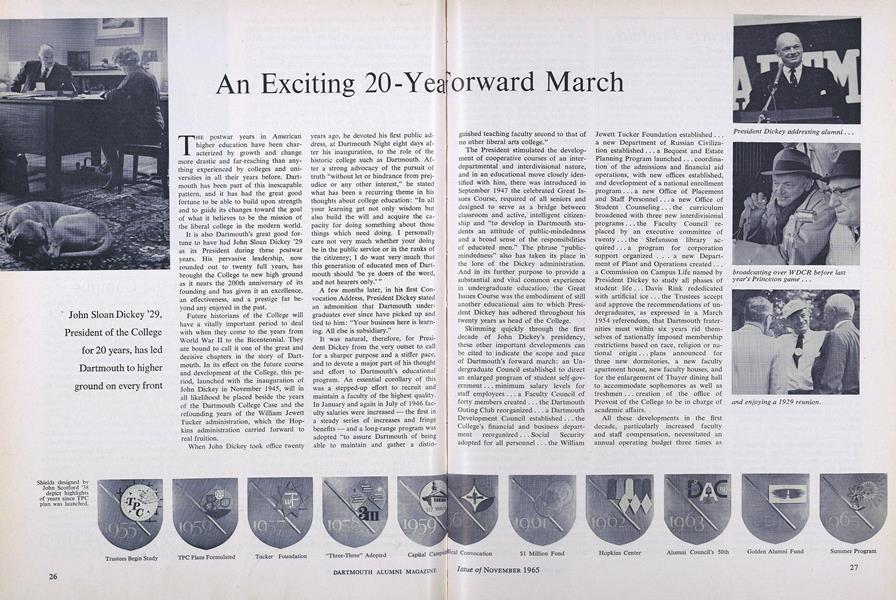 An Exciting 20-Year Forward March