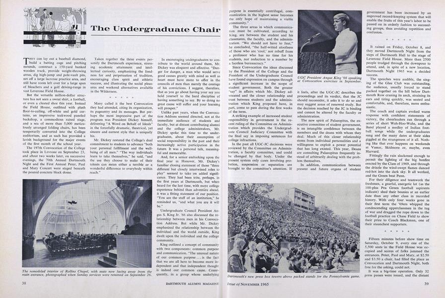 The Undergraduate Chair