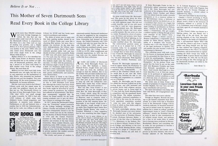 This Mother of Seven Dartmouth Sons Read Every Book in the College Library