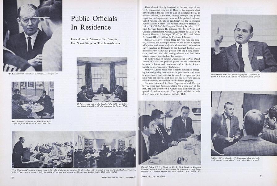 Public Officials In Residence