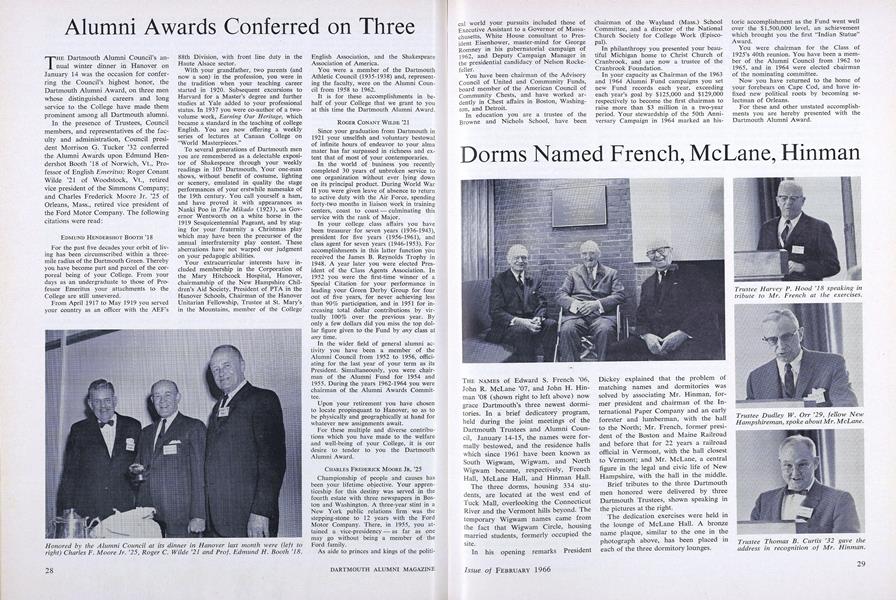 Alumni Awards Conferred on Three