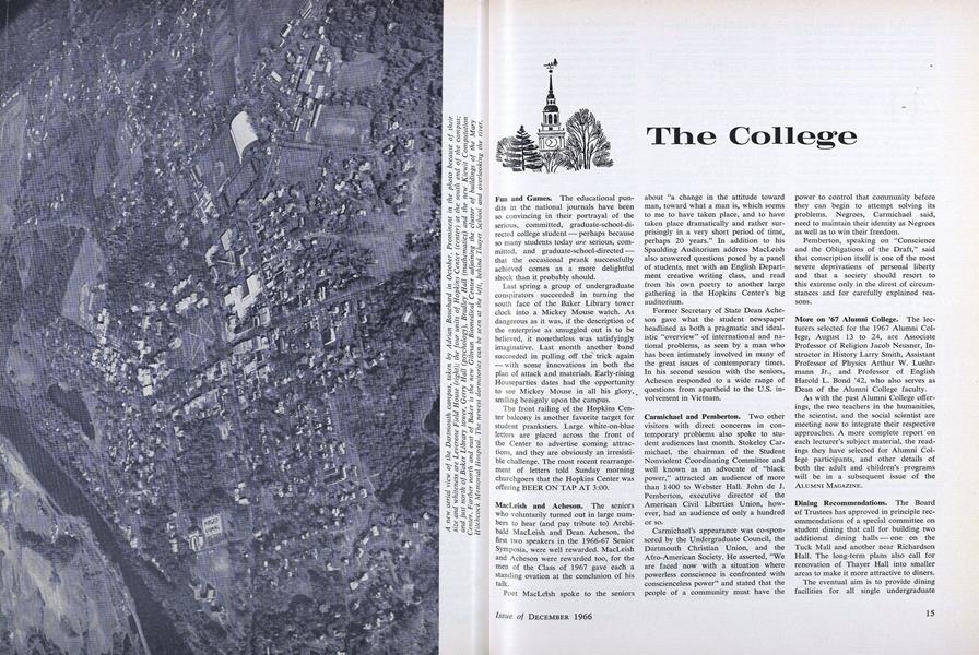 More on '67 Alumni College.