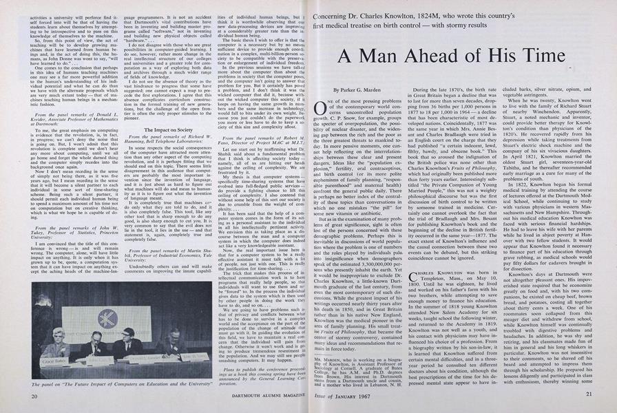 A Man Ahead of His Time