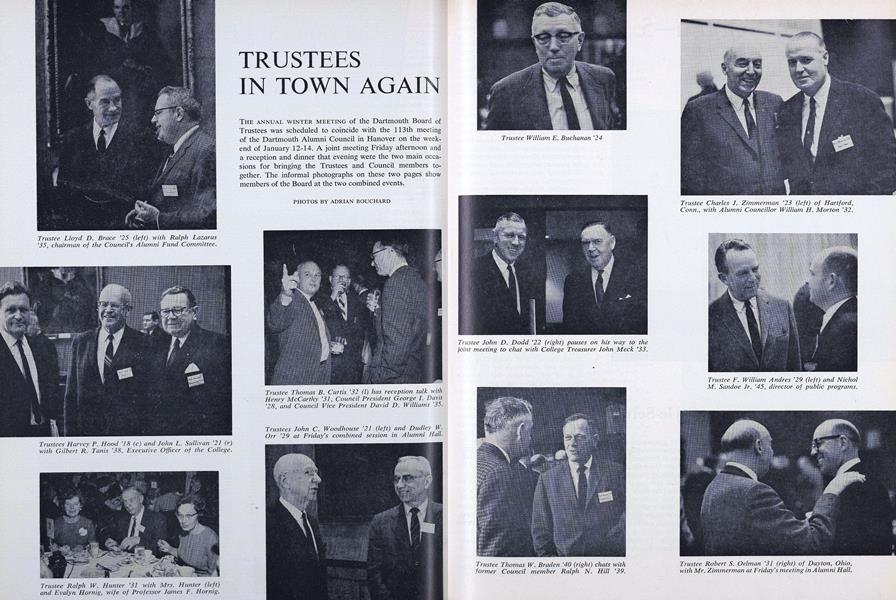 TRUSTEES IN TOWN AGAIN