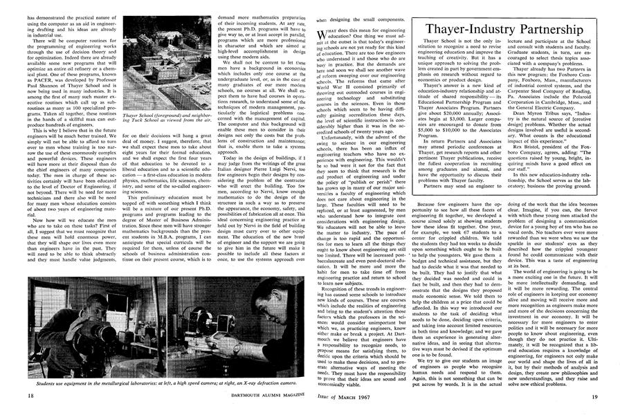 Thayer-Industry Partnership