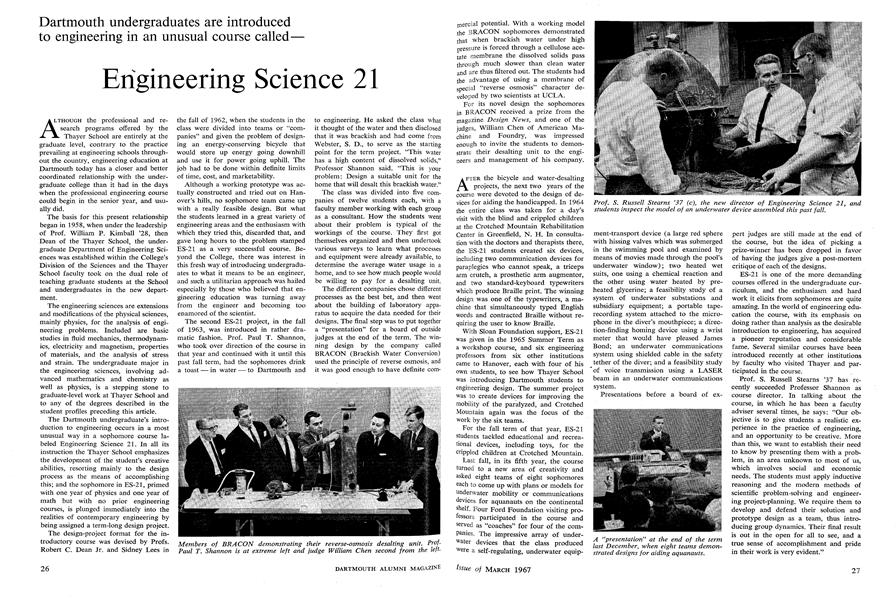 Engineering Science 21