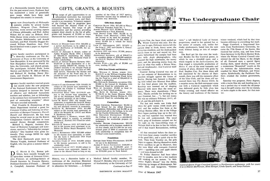 GIFTS, GRANTS, & BEQUESTS