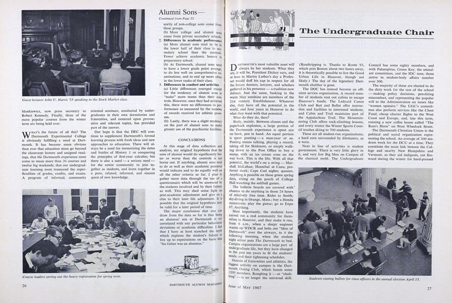 The Undergraduate Chair