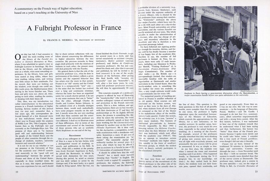 A Fulbright Professor in France