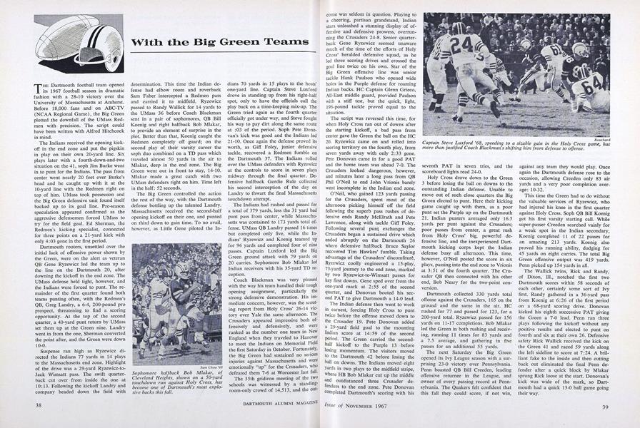 With tine Big Green Teams