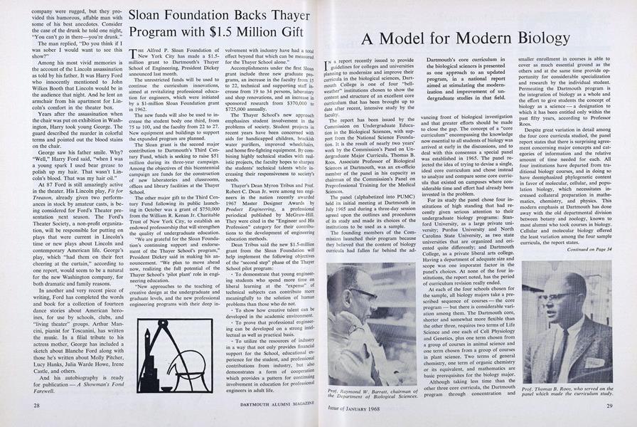Sloan Foundation Backs Thayer Program with $1.5 Million Gift