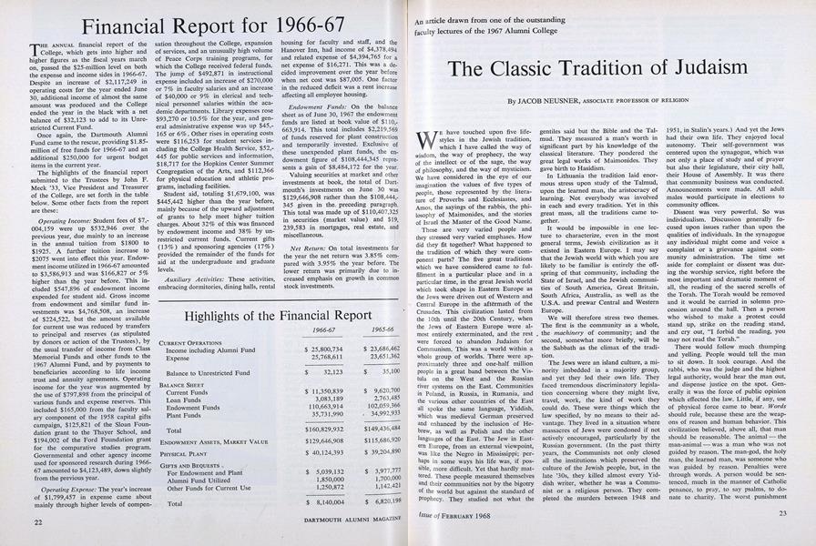 The Classic Tradition of Judaism