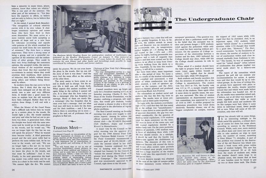 The Undergraduate Chair