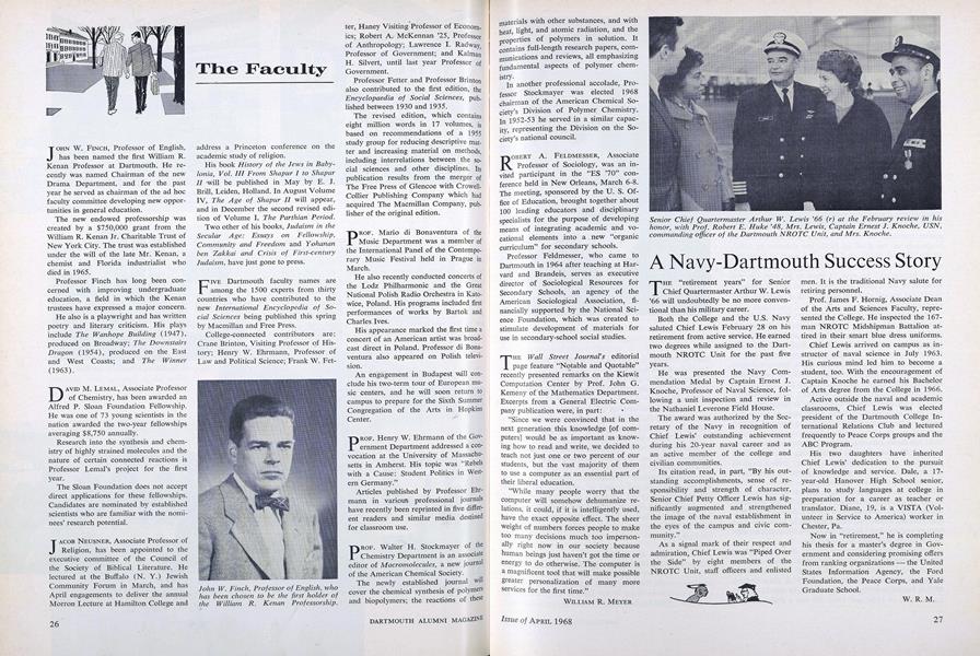 A Navy-Dartmouth Success Story