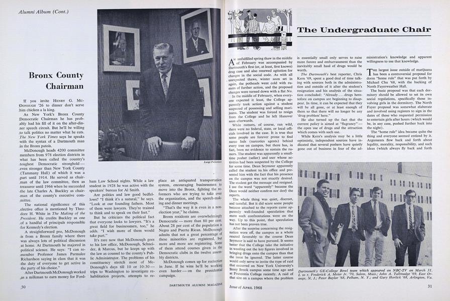 The Undergraduate Chair
