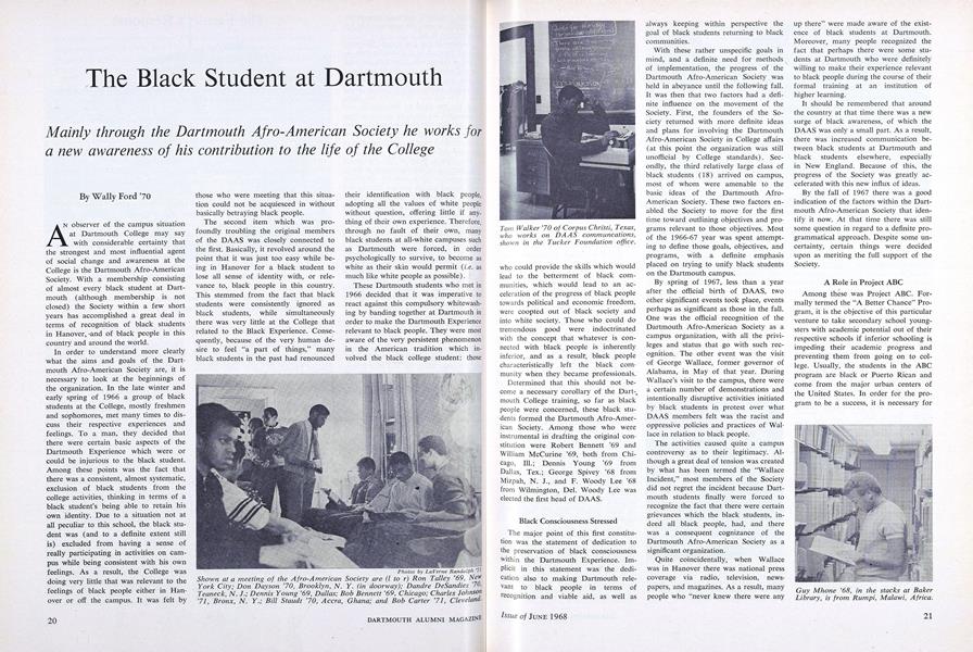 The Black Student at Dartmouth