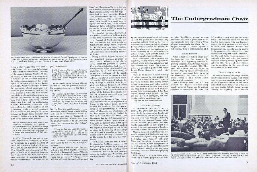 The Undergraduate Chair