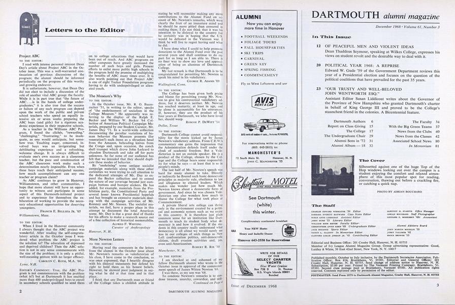 Letters to the Editor