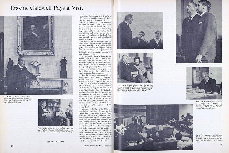 Erskine Caldwell Pays a Visit