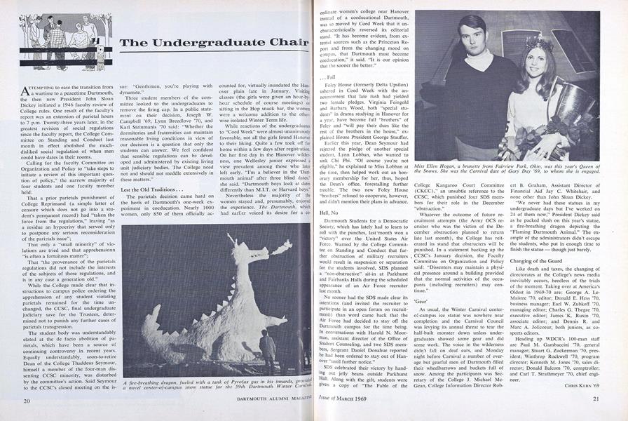 The Undergraduate Chair